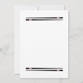 Hibachi verjaardagsuitnodiging kaart (Achterkant)