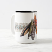 Hibby Surfboard Band Mok (Voorkant links)