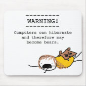 Hibernatie Mousepad Muismat (Voorkant)