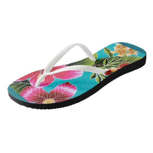 Hibicus Flowers Flip Flop (Schuin)