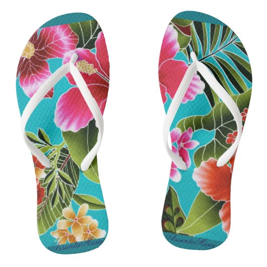 Hibicus Flowers Flip Flop (Voetbed)