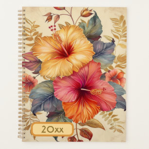 Hibiscus 20XX Klassieke Spiral Planner Digitale Ku