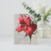 Hibiscus # 2 briefkaart (Staand voorkant)