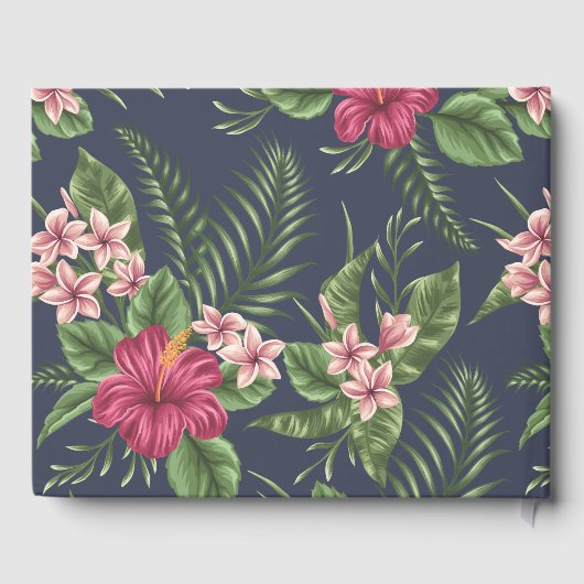 Hibiscus 80ste verjaardag gastenboek (Achterkant)