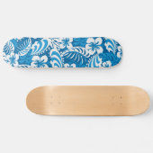 Hibiscus abstracte florale persoonlijk skateboard (Horizontaal)