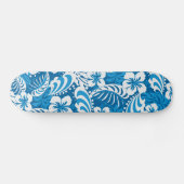 Hibiscus abstracte florale persoonlijk skateboard (Horizontaal)
