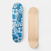 Hibiscus abstracte florale persoonlijk skateboard (Voorkant)