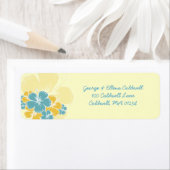 Hibiscus Address Label Stickers (Insitu)