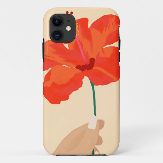 Hibiscus-affectie Case-Mate iPhone Case (Achterkant)