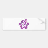 hibiscus aloha bumpersticker (Voorkant)
