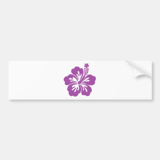 hibiscus aloha bumpersticker