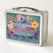 Hibiscus Aloha Groet Lunchbox (Voorkant)