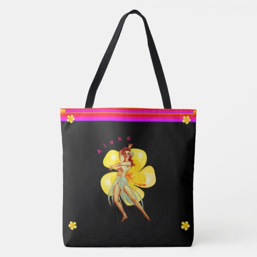 Hibiscus - (aloha/Hawaii Front Side Carry-all Tote Bag (Voorkant)
