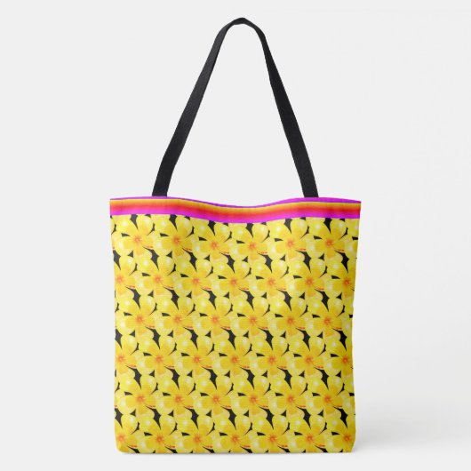 Hibiscus - (aloha/Hawaii Front Side Carry-all Tote Bag (Achterkant)