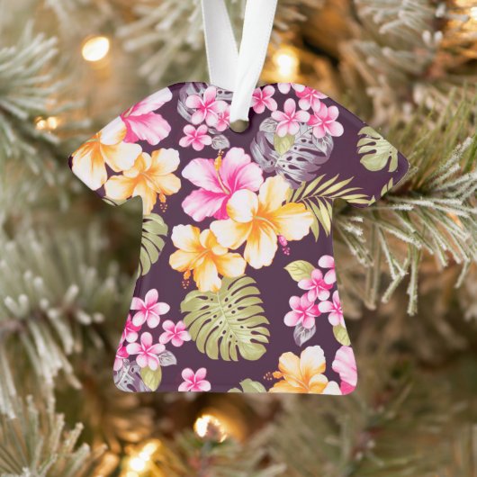 Hibiscus Aloha Shirt Ornament (Boom)