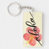 Hibiscus Aloha Sleutelhanger (Voorkant)