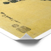 Hibiscus and Sparrow, Hokusai, 1833-34 Poster (Hoek)