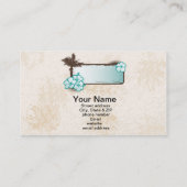 Hibiscus Banner Visitekaartje (Achterkant)