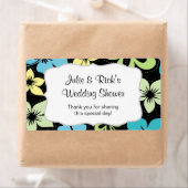 Hibiscus Beach Luau Waterfles - pas het aan! Etiket (Insitu)