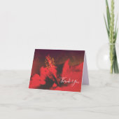 hibiscus begrafenis bedankt kaart (Voorkant)