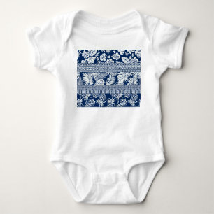 Hibiscus, bladeren: Hawaïaans ornament behang. Romper