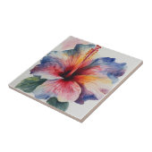 Hibiscus Bloei Tegeltje (Zijkant)