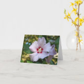 Hibiscus bloem briefkaart (Gele Bloem)