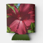 Hibiscus Bloem en Blue Sky Blikjeskoeler (Achterkant)