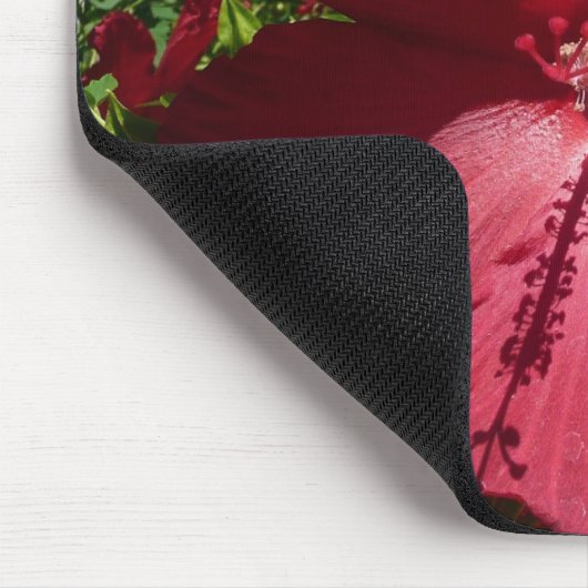 Hibiscus Bloem en Blue Sky Muismat (Hoek)