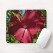 Hibiscus Bloem en Blue Sky Muismat (Met muis)