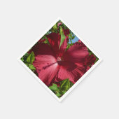 Hibiscus Bloem en Blue Sky Servet (Hoek)