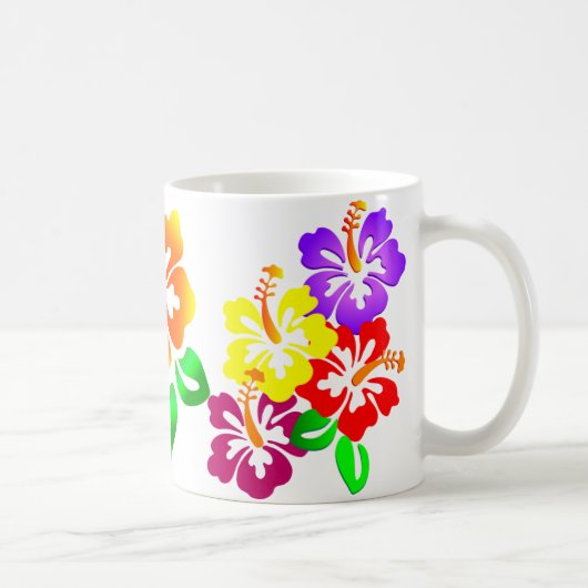 Hibiscus Bloem Mok (Rechts)