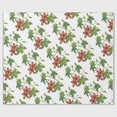 Hibiscus Bloem Patroon Cadeaupapier (Vlak)