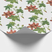 Hibiscus Bloem Patroon Cadeaupapier (Hoek)