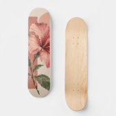 Hibiscus Bloem Skateboard (Voorkant)