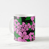 Hibiscus Bloemen #4 Koffiemok (Voorkant links)