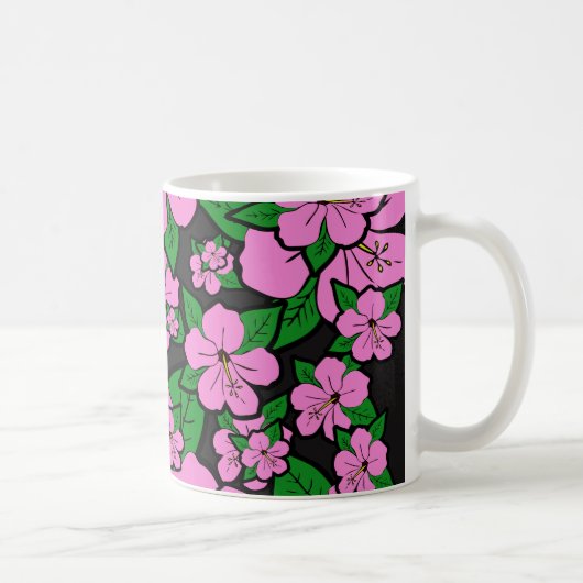 Hibiscus Bloemen #4 Koffiemok (Rechts)