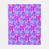 Hibiscus bloemen boeket getint fleece deken (Voorkant)