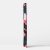 Hibiscus bloemen: donker naadloos behang. Case-Mate iPhone case (Achterkant / Rechts)