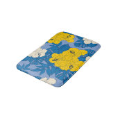 Hibiscus bloemen en bladeren ر badmat (Gekanteld)