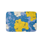 Hibiscus bloemen en bladeren ر badmat (Voorkant)
