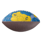 Hibiscus bloemen en bladeren american football (Gedraaid 90)