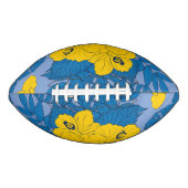 Hibiscus bloemen en bladeren american football (Voorkant)