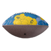 Hibiscus bloemen en bladeren american football (Gedraaid 270)