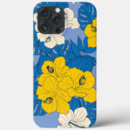 Hibiscus bloemen en bladeren Case-Mate iPhone case