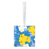 Hibiscus bloemen en bladeren decoratie (Rechts)