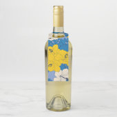 Hibiscus bloemen en bladeren flessenhanger (Op fles)