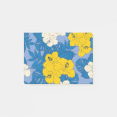 Hibiscus bloemen en bladeren post-it® notes (Voorkant)