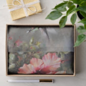 Hibiscus Bloemen en kolibrie Decoupage Tissuepapier (Geschenk)