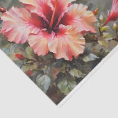 Hibiscus Bloemen en kolibrie Decoupage Tissuepapier (Detail)